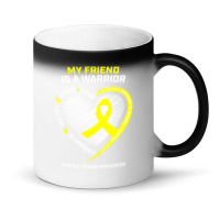 Women Men Yellow Endo Warrior Friend Endometriosis Awareness Magic Mug | Artistshot