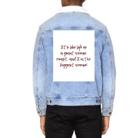 Life Poster 80s Unisex Sherpa-lined Denim Jacket | Artistshot