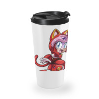 Samurai Cats Girl Travel Mug | Artistshot