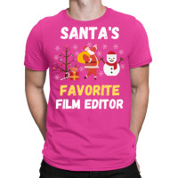 Santas Favorite Film Editor Classic Funny Tumblr T-shirt | Artistshot