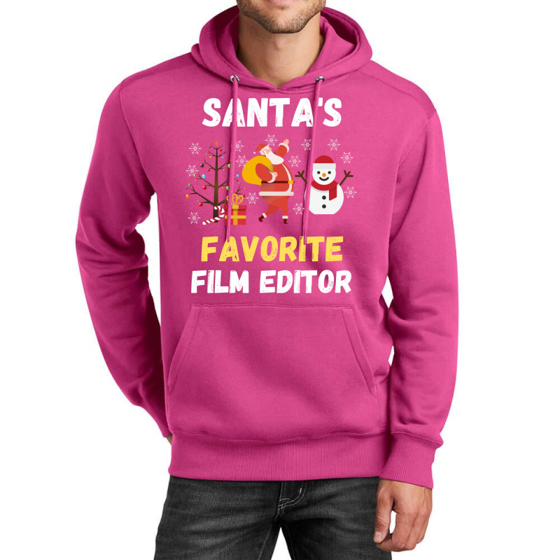 Santas Favorite Film Editor Classic Funny Tumblr Unisex Hoodie | Artistshot