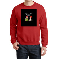 Peep Show Christmas Poster Green Crewneck Sweatshirt | Artistshot