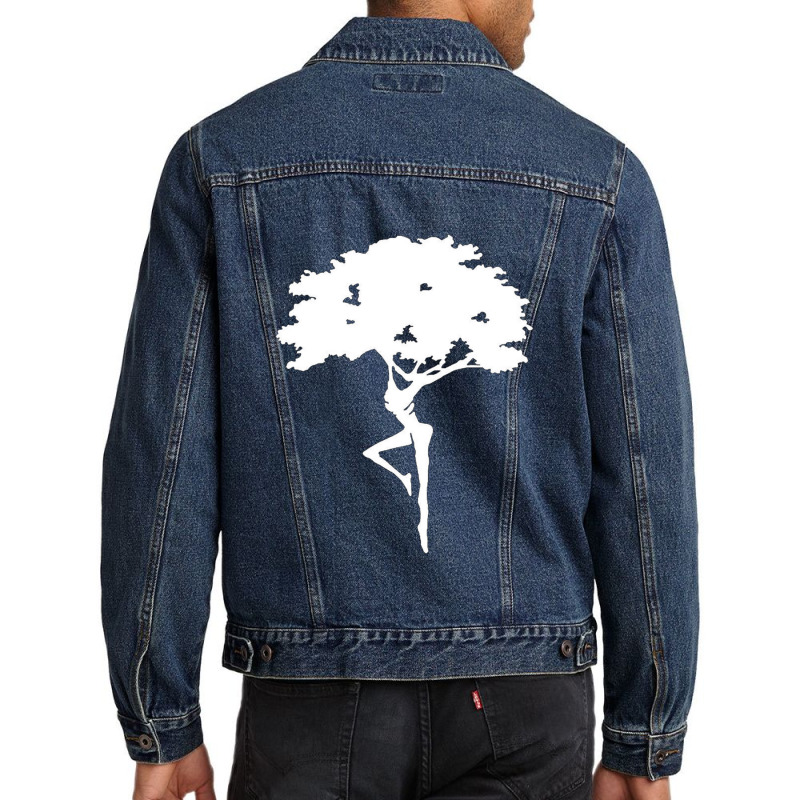 White Dave Tree Matthews Men Denim Jacket by KayceeO'Conner | Artistshot