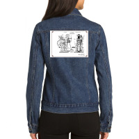 Antique Amp Vintage Patent Art 1902 Film Projector Classic Cute Cool Ladies Denim Jacket | Artistshot