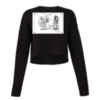 Antique Amp Vintage Patent Art 1902 Film Projector Classic Cute Cool Cropped Sweater | Artistshot