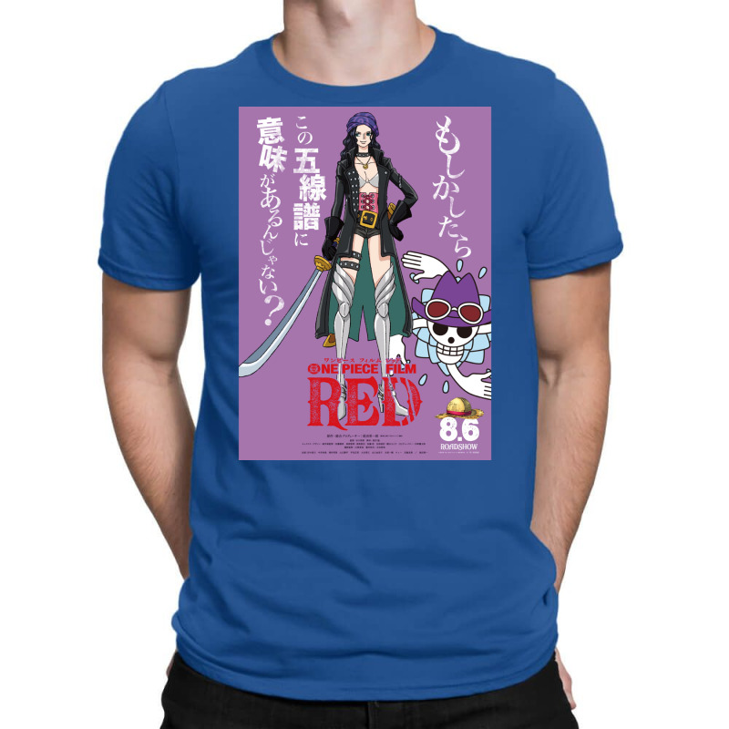 One Piece Film Red Poster, Robin Active Blue 80s T-shirt | Artistshot