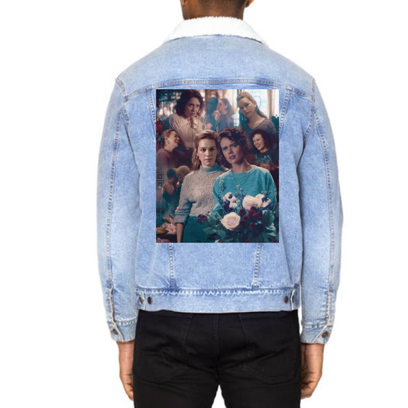 Romantic Damie Poster Love Unisex Sherpa-lined Denim Jacket | Artistshot