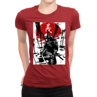 Samurai Warrior Ladies Fitted T-shirt | Artistshot