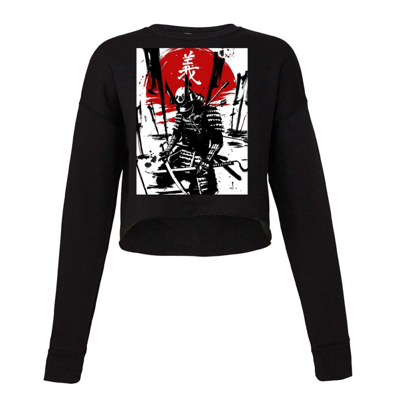 Samurai Warrior Cropped Sweater by zaenulmiljace | Artistshot