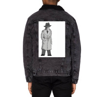 Bogart 1 Premium Funny Travel Unisex Sherpa-lined Denim Jacket | Artistshot