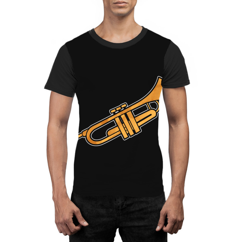 Trumpet Instrument Brass Music Musician Graphic T-shirt by SiroBrandonSoto | Artistshot