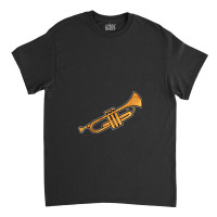 Trumpet Instrument Brass Music Musician Classic T-shirt | Artistshot