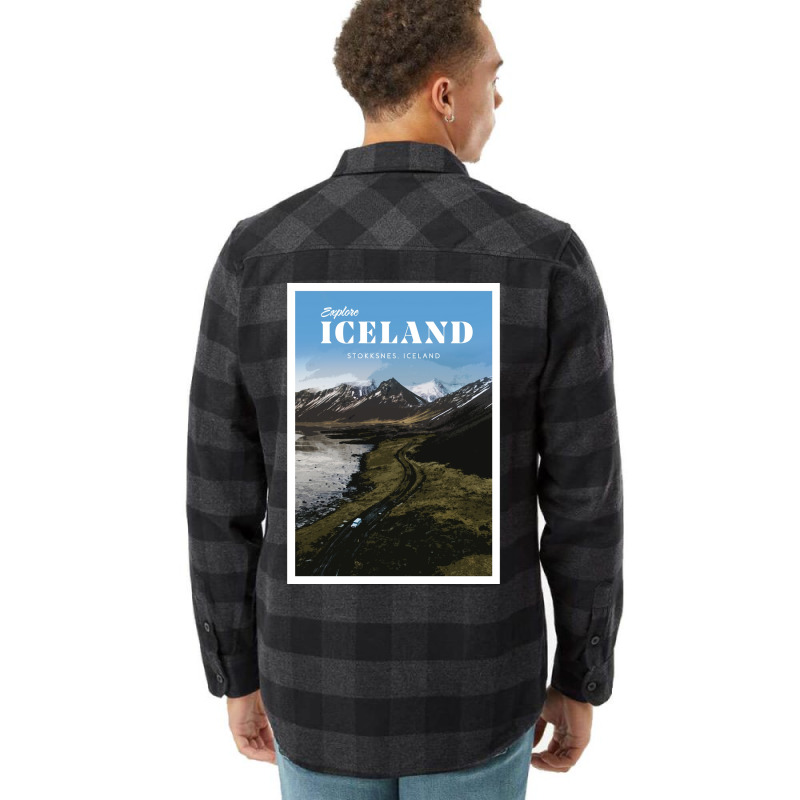 Visit Stokksnes Iceland  Vintage Humor Flannel Shirt | Artistshot