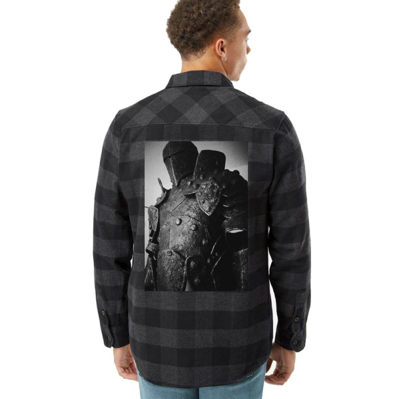 Dreadnought Armour Proof Of Concept Film Backer Bw Classic  Girl Music Flannel Shirt | Artistshot