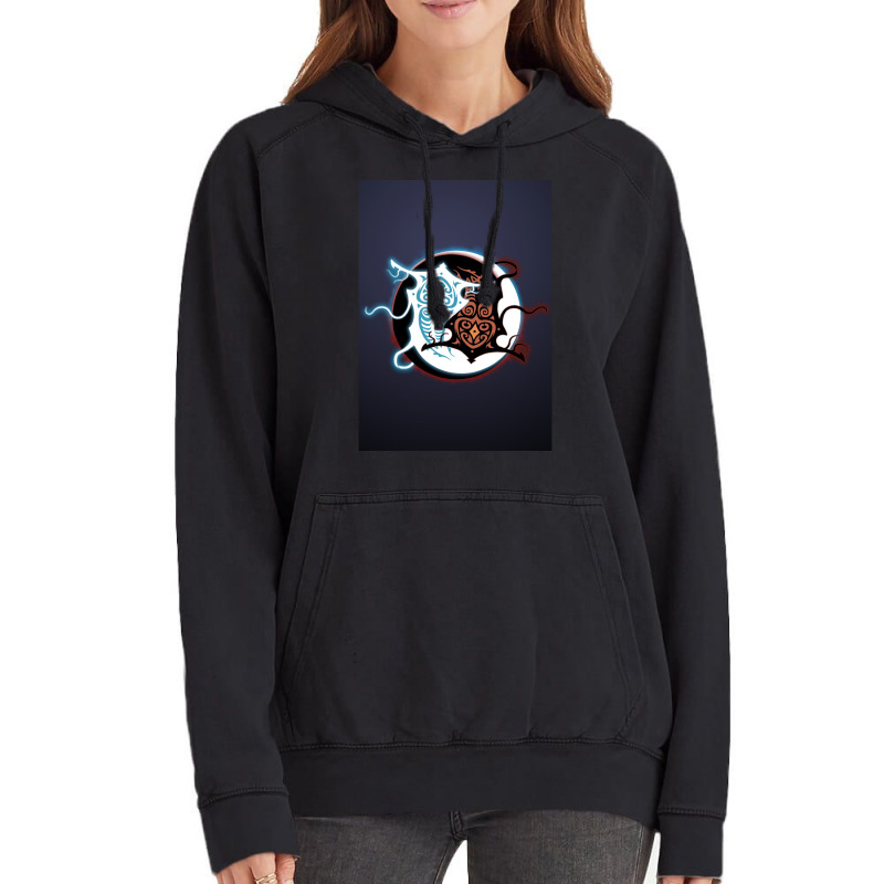 Rin Vang Raava X Vaatu Yin Yang Poster Vintage Hoodie by lannonchisumn | Artistshot