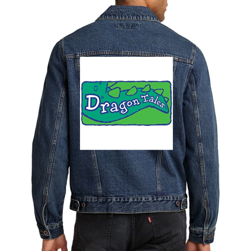 Dragon Tales Poster Girl Men Denim Jacket | Artistshot