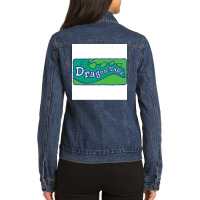 Dragon Tales Poster Girl Ladies Denim Jacket | Artistshot