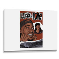 Poetic Justice  Lucky In Love  Cute Cool Metal Print Horizontal | Artistshot