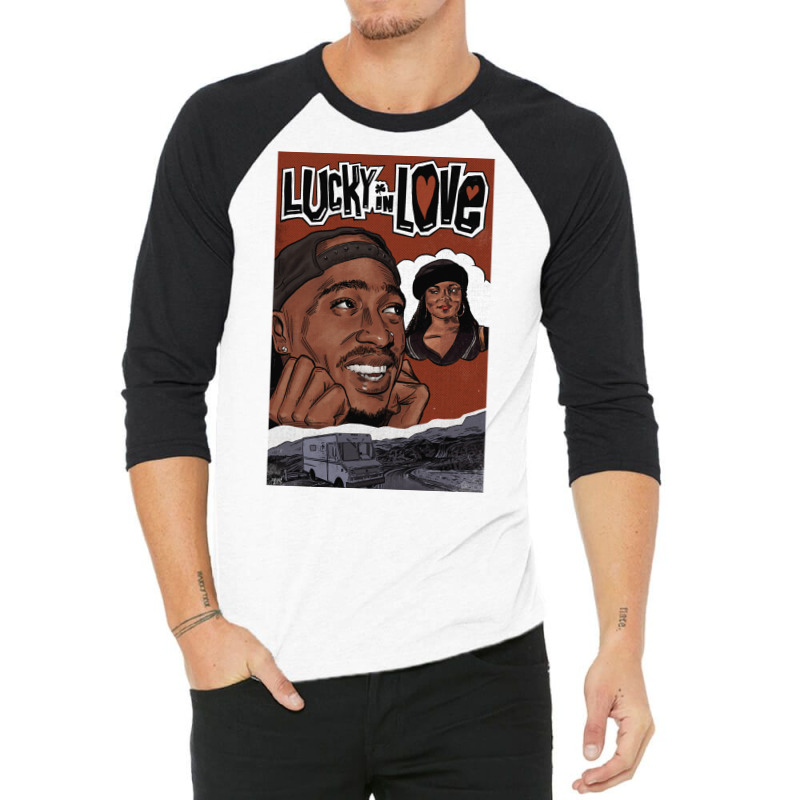 Poetic Justice  Lucky In Love  Cute Cool 3/4 Sleeve Shirt | Artistshot