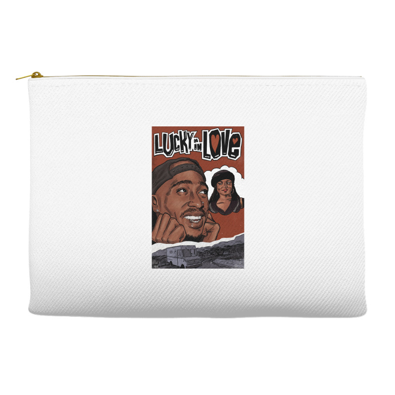 Poetic Justice  Lucky In Love  Cute Cool Accessory Pouches | Artistshot