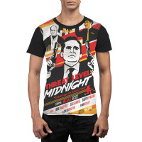 Threat Level Midnight Clean Up On Aisle Five Poster Retro Graphic T-shirt | Artistshot