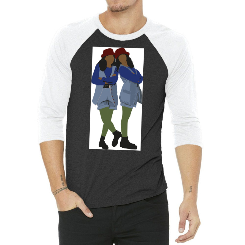 Tia Tamera Sister Sister Poster Gift 3/4 Sleeve Shirt | Artistshot