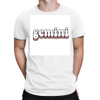 Gemini Poster 70s T-shirt | Artistshot