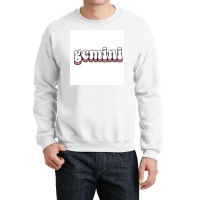 Gemini Poster 70s Crewneck Sweatshirt | Artistshot