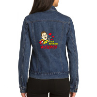 Official Jack Hartmann Rocks Short Sleeve Gift Halloween Day1 Ladies Denim Jacket | Artistshot