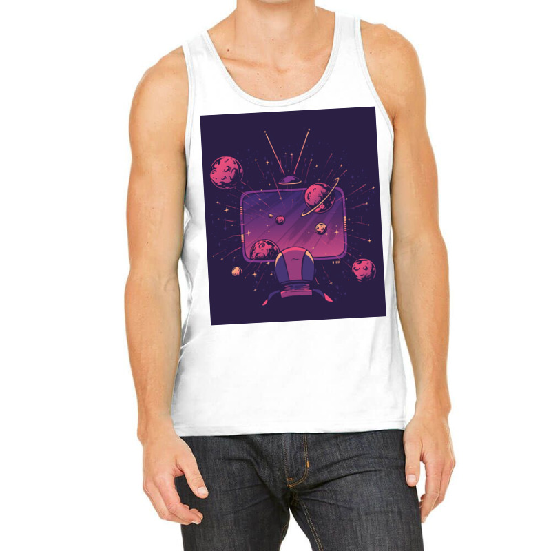 Space Tv Poster Hipster Tank Top by verriaharzi4 | Artistshot