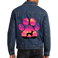 Cirneco Dell_etna Paw Mom Dad Dog Lover Women Men 185 Men Denim Jacket | Artistshot