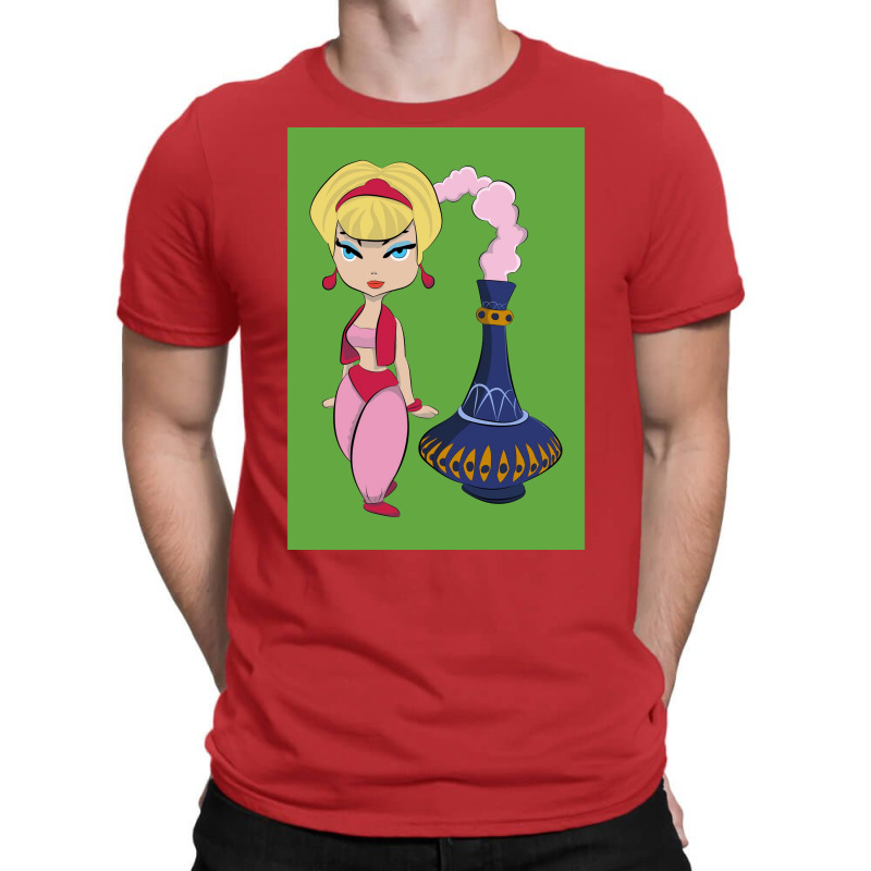 I Dream Of Jeannie Poster Green T-Shirt by ajidkannurp | Artistshot