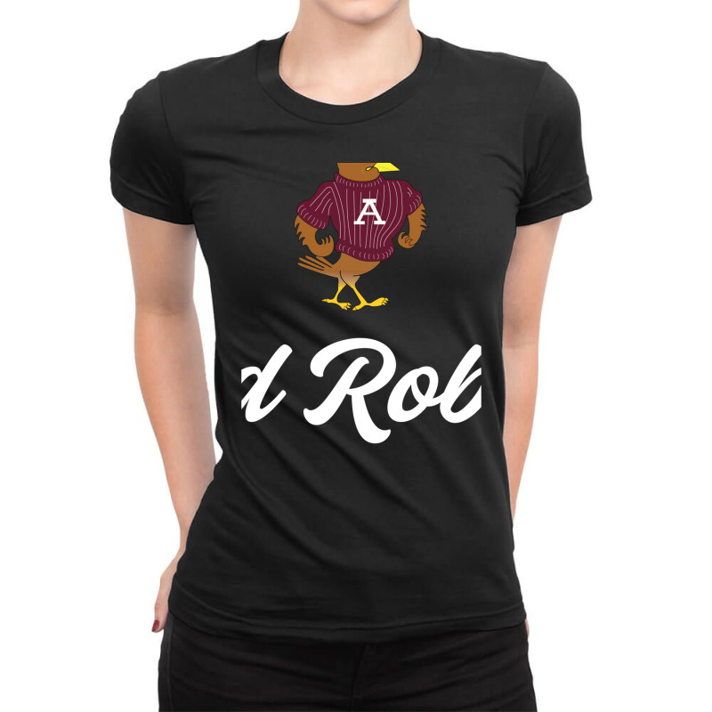 Limited Edition Antigo High School Red Robins C3 Ladies Fitted T-Shirt by Bostic Walling | Artistshot