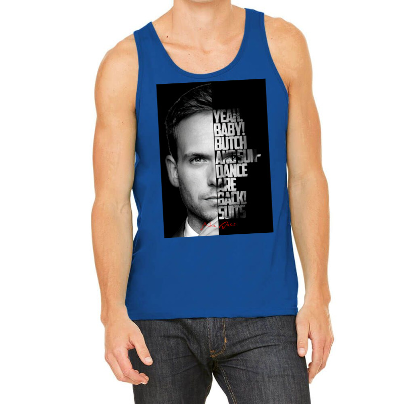 Black And White Mike Ross Quote Poster Love Tank Top by sivelslebeckl | Artistshot