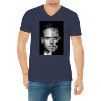 Black And White Mike Ross Quote Poster Love V-neck Tee | Artistshot