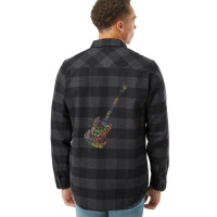 Guitar Typology No Background Flannel Shirt | Artistshot