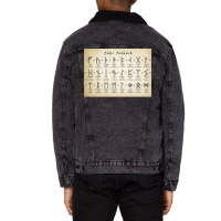 Elder Futhark  Aesthetic Stars Blue Unisex Sherpa-lined Denim Jacket | Artistshot