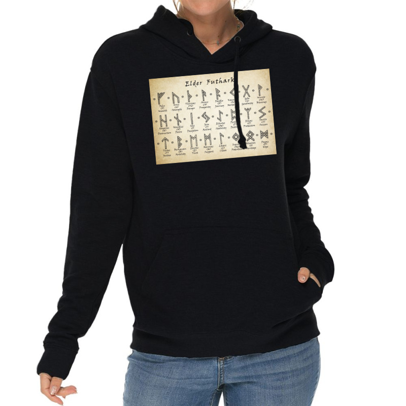 Elder Futhark  Aesthetic Stars Blue Lightweight Hoodie | Artistshot