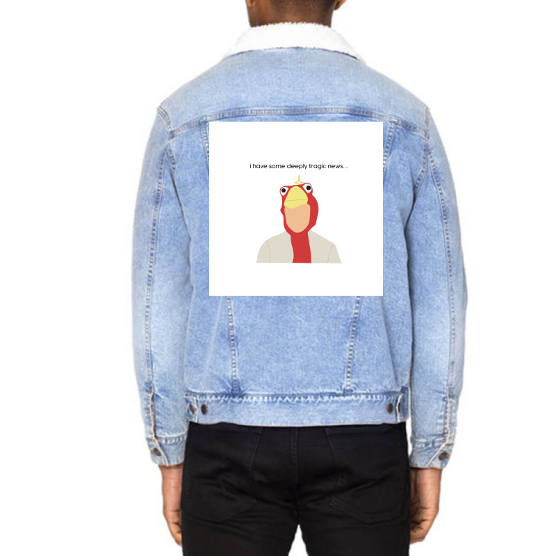 Charles Boyle Brooklyn 99 Deeply Tragic News Poster Travel Unisex Sherpa-Lined Denim Jacket by sivelslebeckl | Artistshot