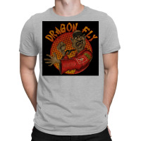 Dragon Fly Silince Retro Poster Nature T-shirt | Artistshot