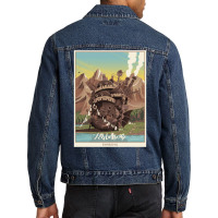 Vintage Howl S Moving Castle Men Denim Jacket | Artistshot