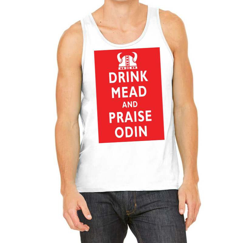 Drink Mead And Praise Odin  Gift Girl Tank Top | Artistshot