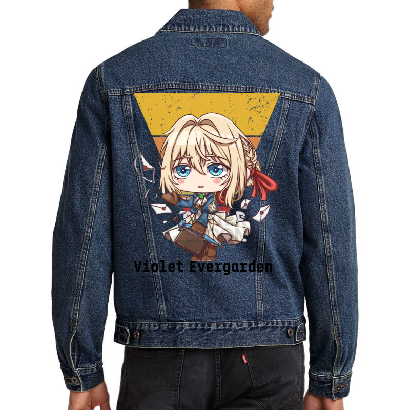 Violet Evergarden Men Denim Jacket by dobajagoldiiy | Artistshot