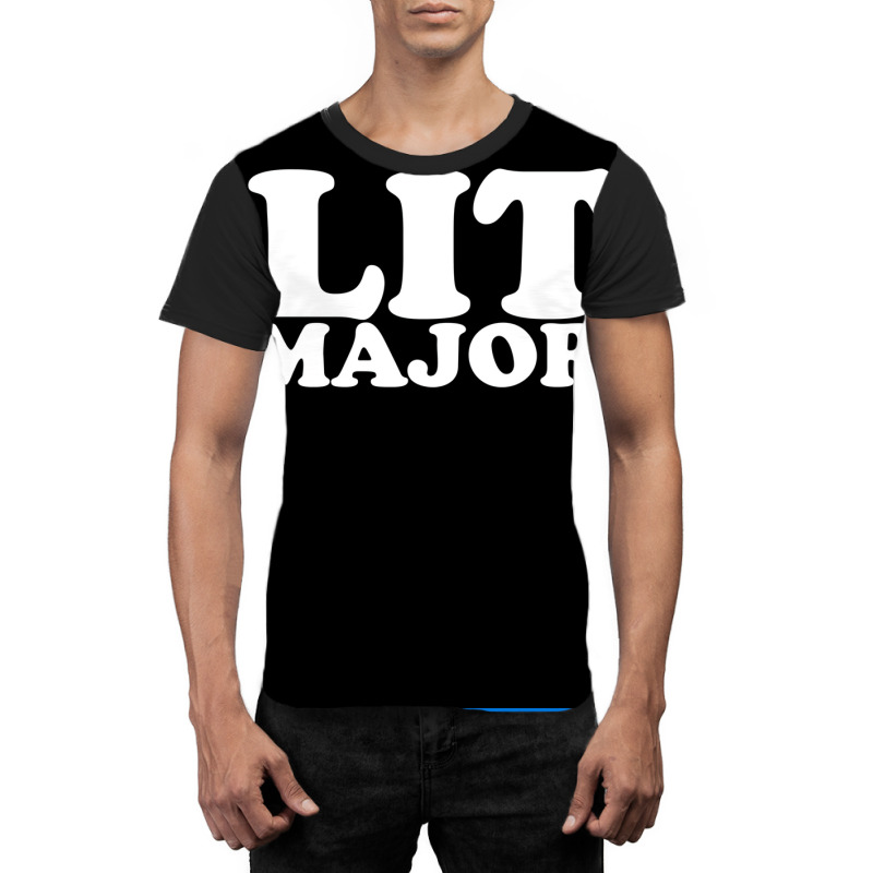 Lit Major Poster Travel Graphic T-shirt by khomsioriada2 | Artistshot