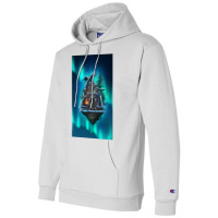 Flying Viking Hut Viking House  Aesthetic Summer Champion Hoodie | Artistshot