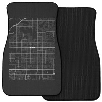 Mesa Arizona Map  Map Of Mesa Arizona  Modern Map Of Mesa Arizona  Mes Front Car Mat | Artistshot