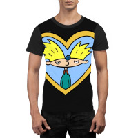 Helgas Locket Hey Arnold Crewneck Swea Graphic T-shirt | Artistshot