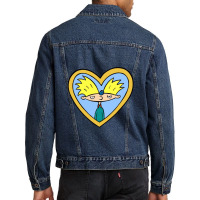 Helgas Locket Hey Arnold Crewneck Swea Men Denim Jacket | Artistshot