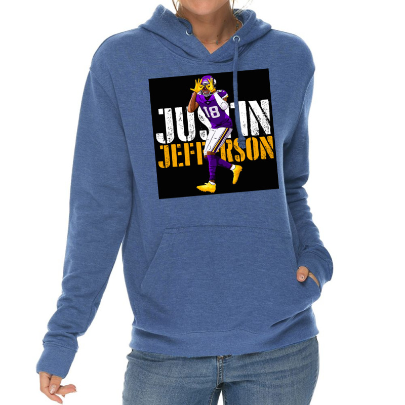 Justin Jefferson  Boy Vintage Lightweight Hoodie | Artistshot