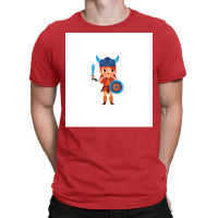 Little Viking Girl  Blue Hippie T-shirt | Artistshot